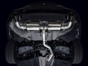 BMW 4 Series Performance Exhaust - Rear - AWE Tuning - Touring Edition Axle-Back with Dual 4.5